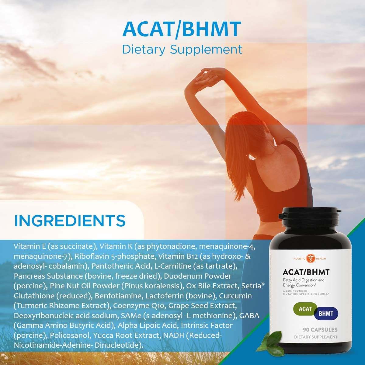 DISC ACAT / BHMT - VERKEERDER Digestie / Energieconversie 90 capsules - Holistische gezondheid