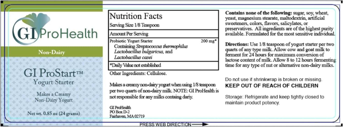 GI Prostart joghurt kultúra indítója - 24G - GI PLEHEALH