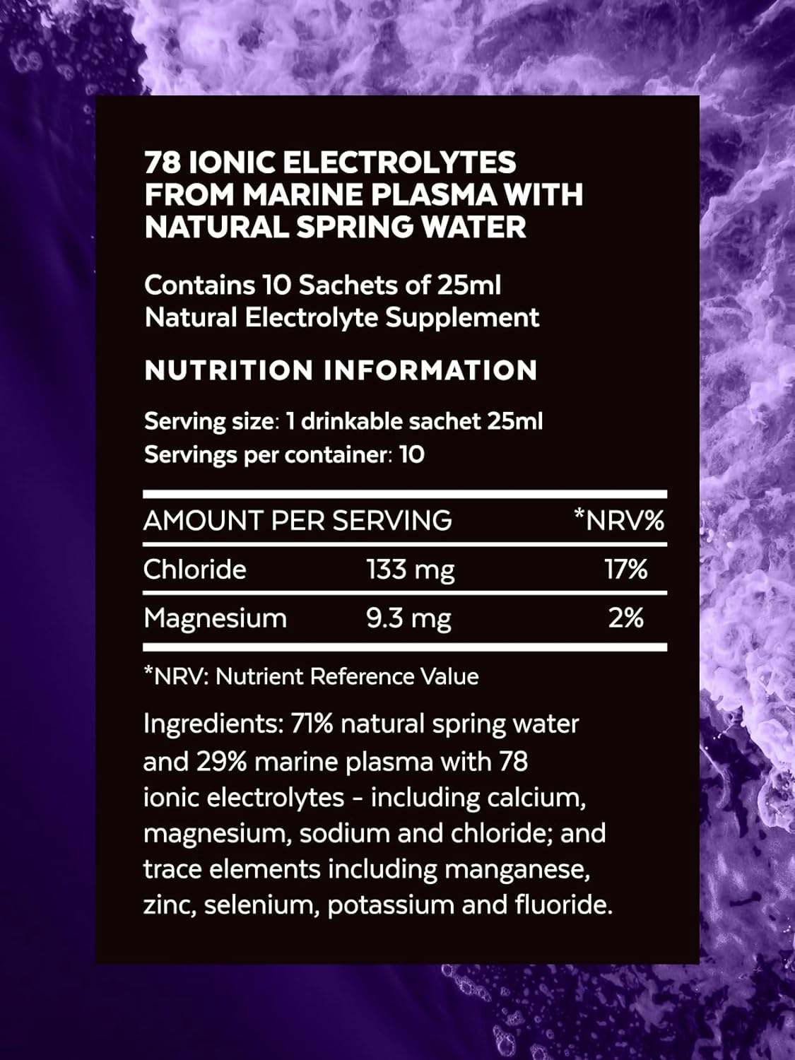 Šūnu fitnesa hidrāts 78 nakts (izotoniskie elektrolīti) - 10 paciņas