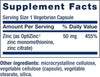 Zinc Caps, High Potency, 50mg, 90 Capsules - Life Extension