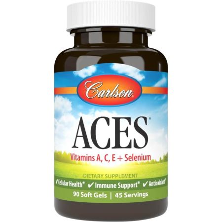 Carlson Labs Aces (Vitamin A, C, E + Selen) 90 Softgele