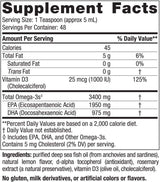 Ultimate Omega Xtra (Lemon) 237 ML - Nordic Naturals