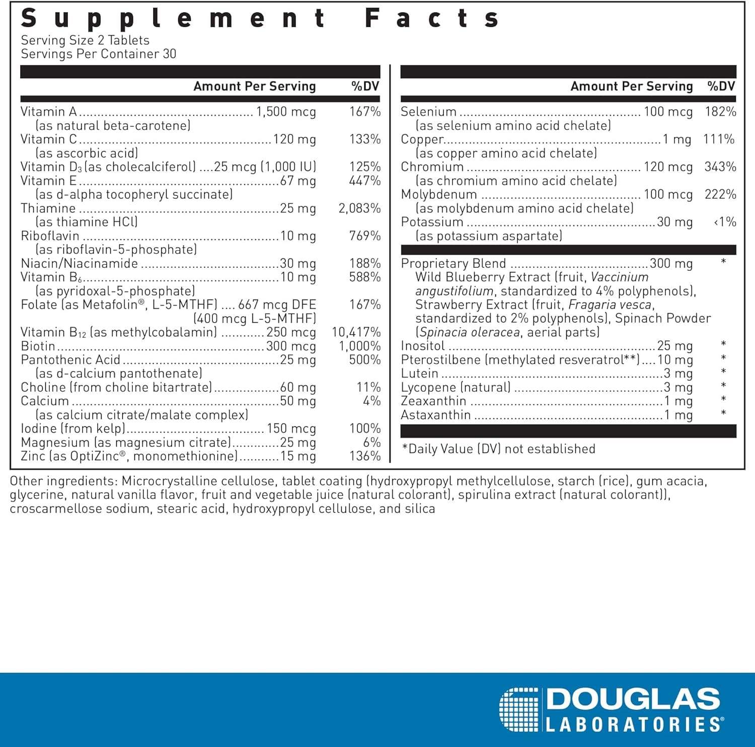 Ultra preventivo x 120 tabletas - Douglas Labs - Soi*