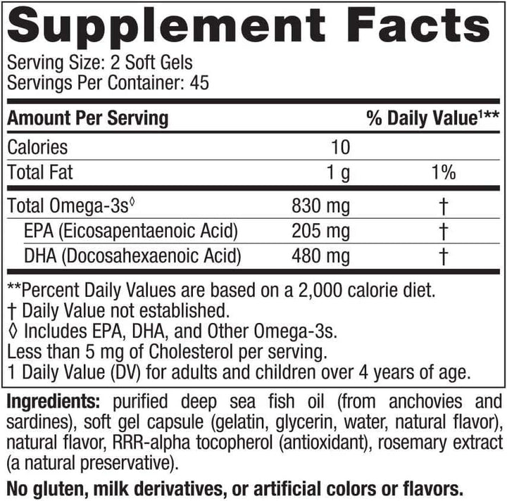 DHA (φράουλα) 500 mg, 90 softgels - Nordic Naturals