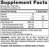 DHA XTRA (Strawberry) 1660 mg, 60 softgelů - severské naturals