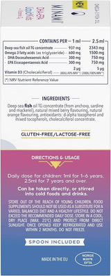 DHA+EPA Liquid Kids + Vitamin D3 100ml - Minami