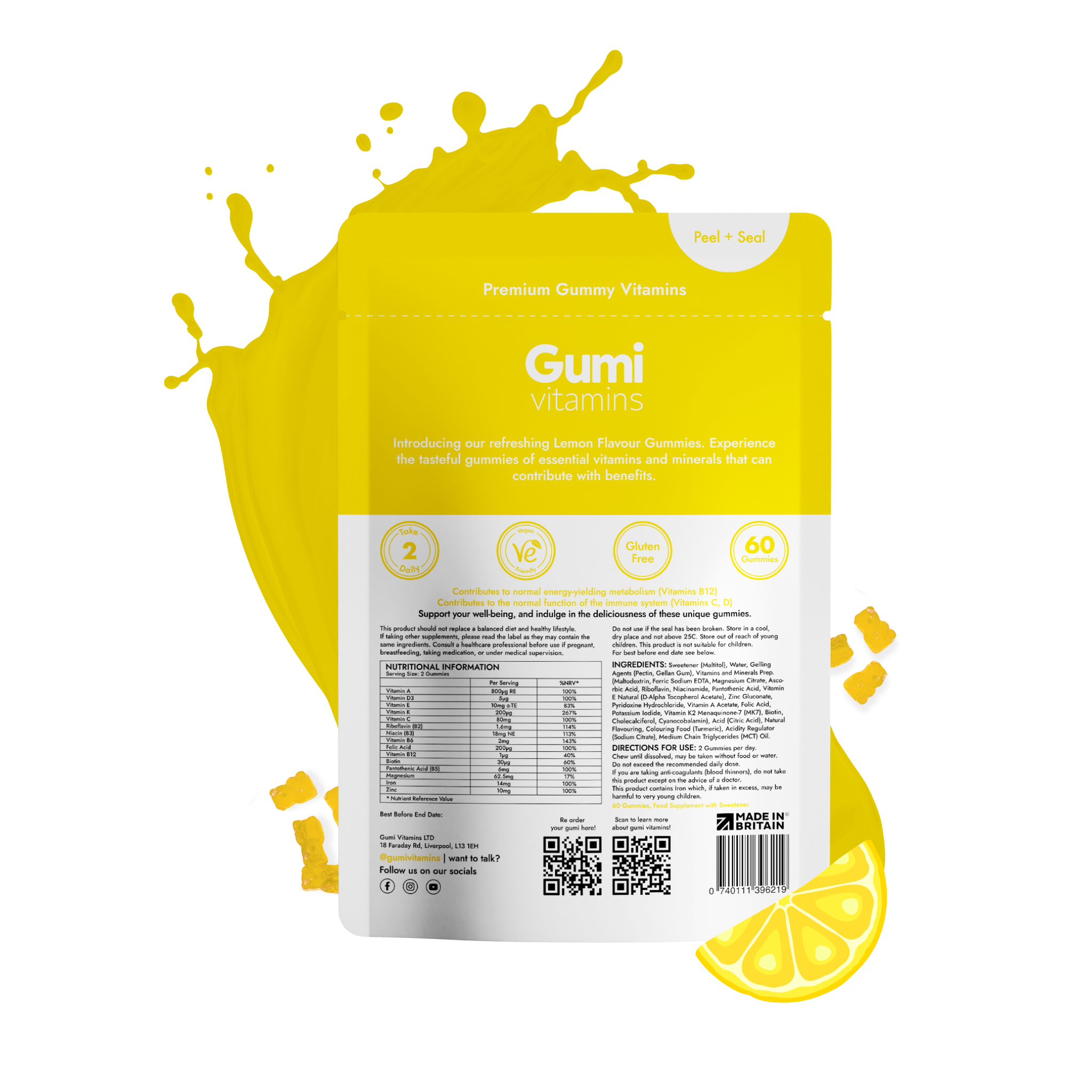 Gumi Vitamins Vitality - Multivitamins - Welzo