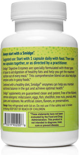 Храносмилателни ензими (преди това Gutzyme Organic3) - 120 капсули - Smidge