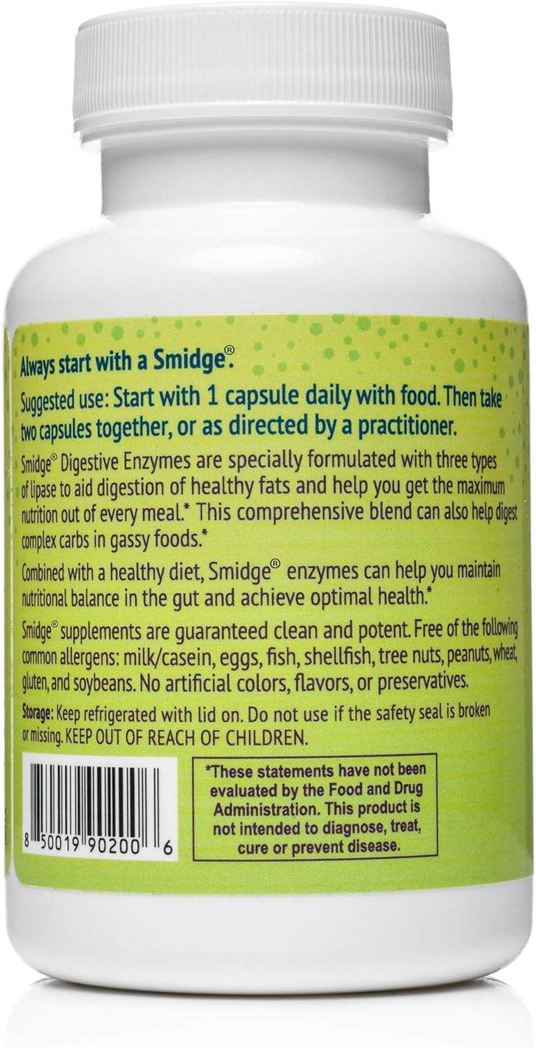 Храносмилателни ензими (преди това Gutzyme Organic3) - 120 капсули - Smidge