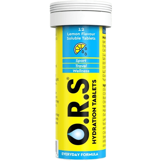 O.R.S Hydration Tablets Lemon Pack of 12 - welzo