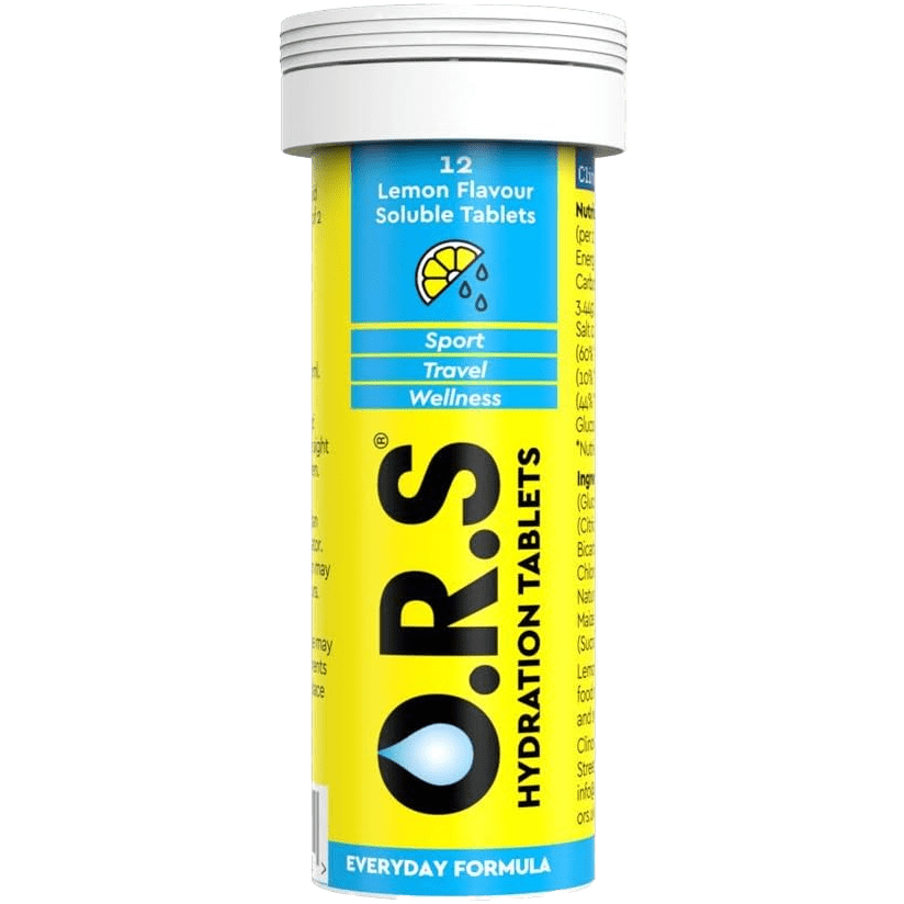 O.R.S Hydration Tablets Lemon Pack of 12 - welzo