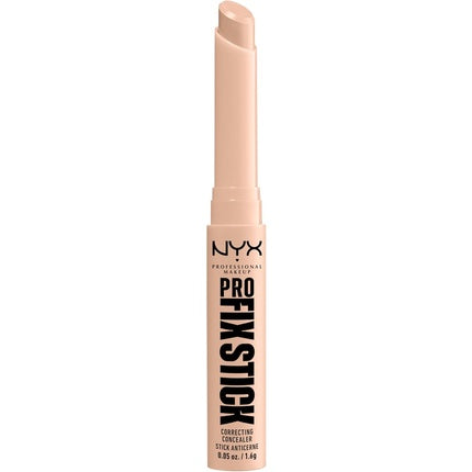 NYX Professional Makeup Correcting Concealer Stick Covers Blemishes Dark Spots Discoloration 12H Wear Vegan Formula Pro Fix Stick Light 04