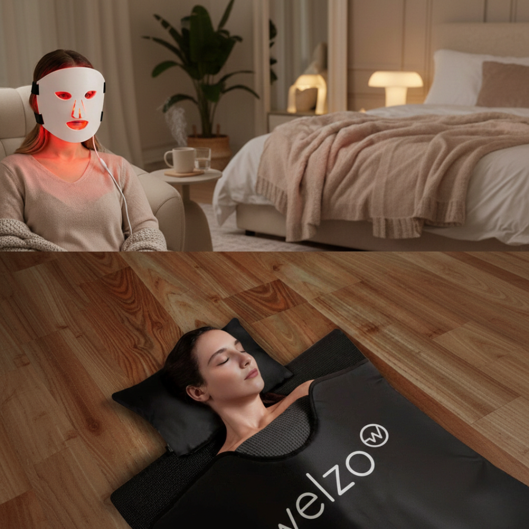 Ρουτίνα χαλάρωσης με μάσκα προσώπου και σάουνα Welzo