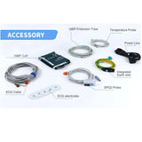 Monitoraggio del paziente ECG Touch Screen da 7 pollici portatile 6 parametri