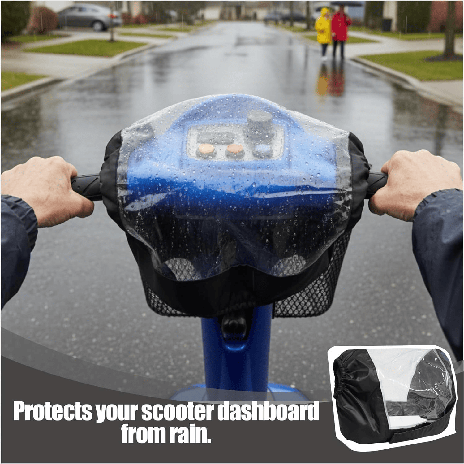 WeCan by Welzo Scooter Small Panel Rain Cover with Clear Viewing window – εικόνα 4