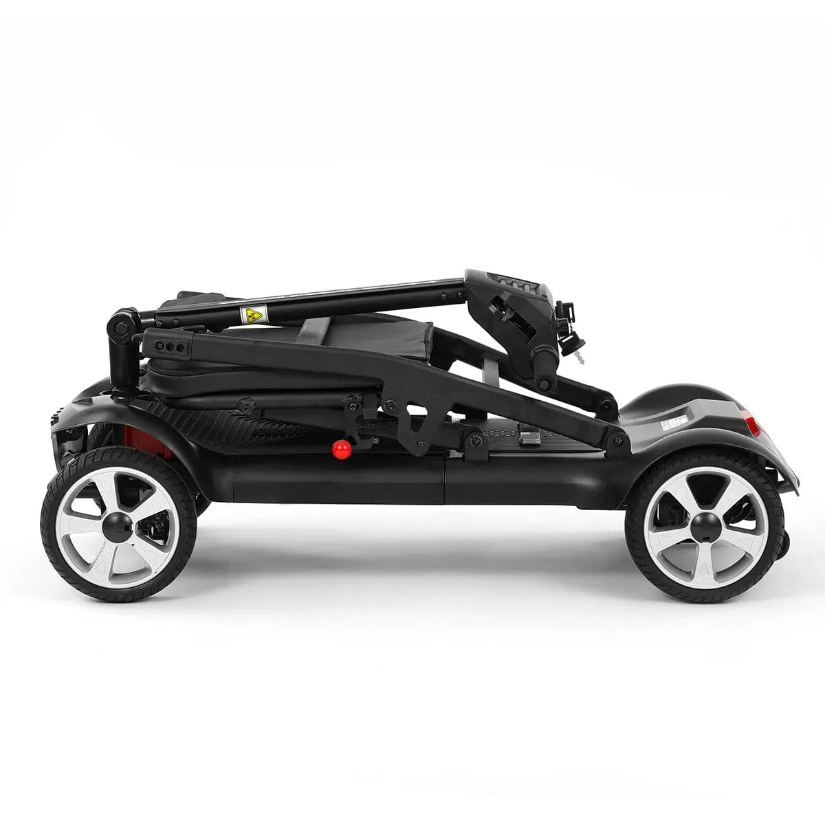Scooter mobilità pieghevole leggera a tempo libero Welzo - Scooter elettrico portatile a 4 ruote per la batteria al litio degli adulti, range di 20 km