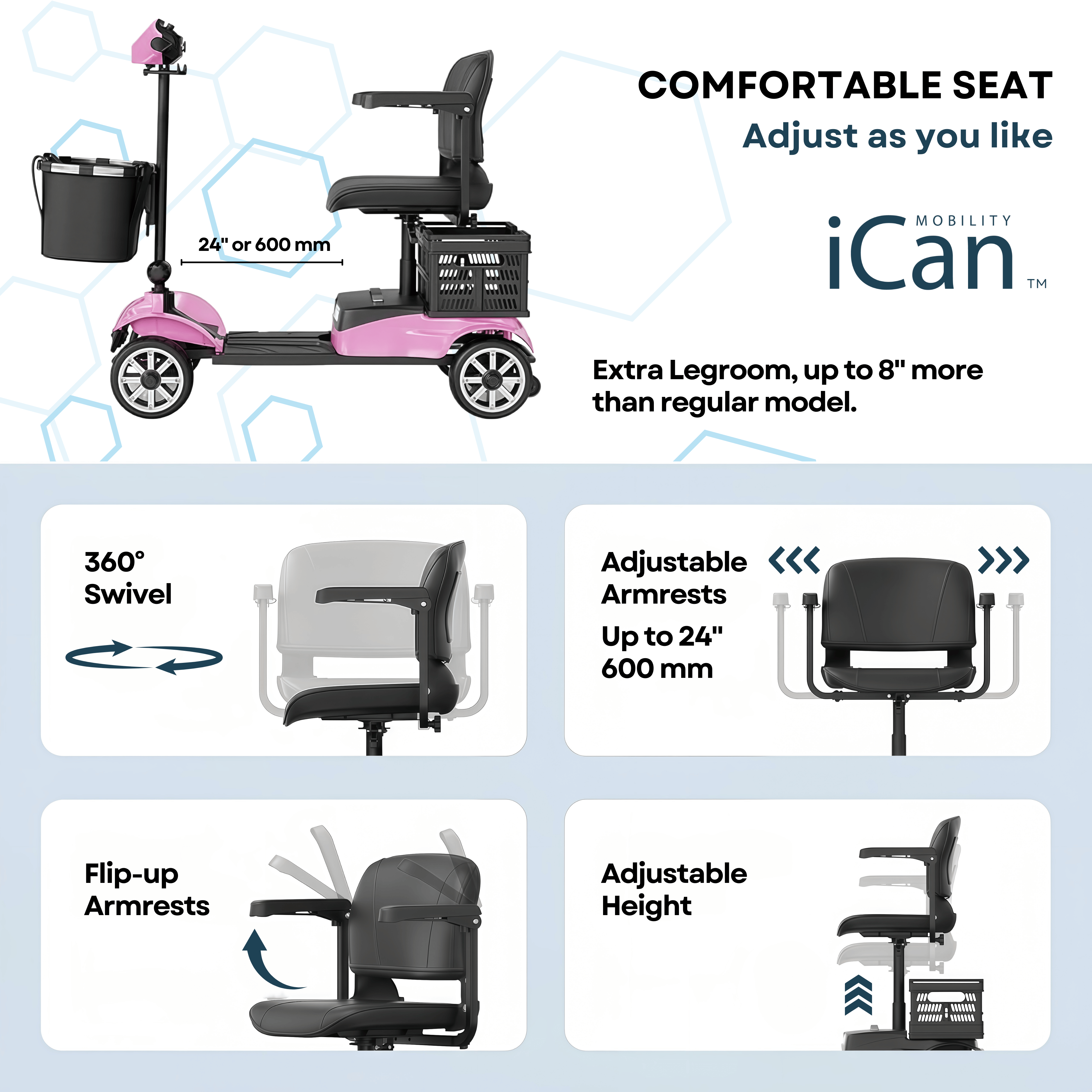 WeCan X-05 Portable Mobility Scooter – image 31
