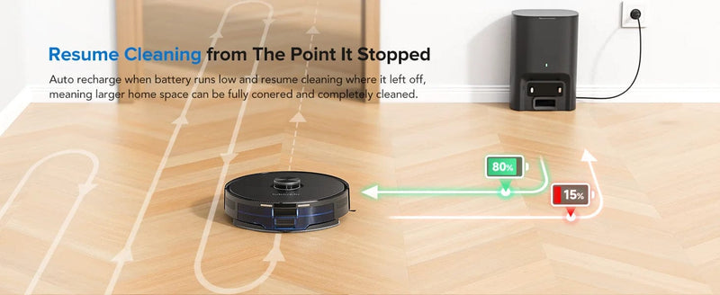 Nexa Vacuum Robot Vacuum & Mop, Smart Mapping,  Auto-Charging, Alexa/Google Control