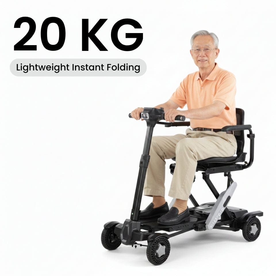 Welzo Veloce Auto automatic folding mobility scooter