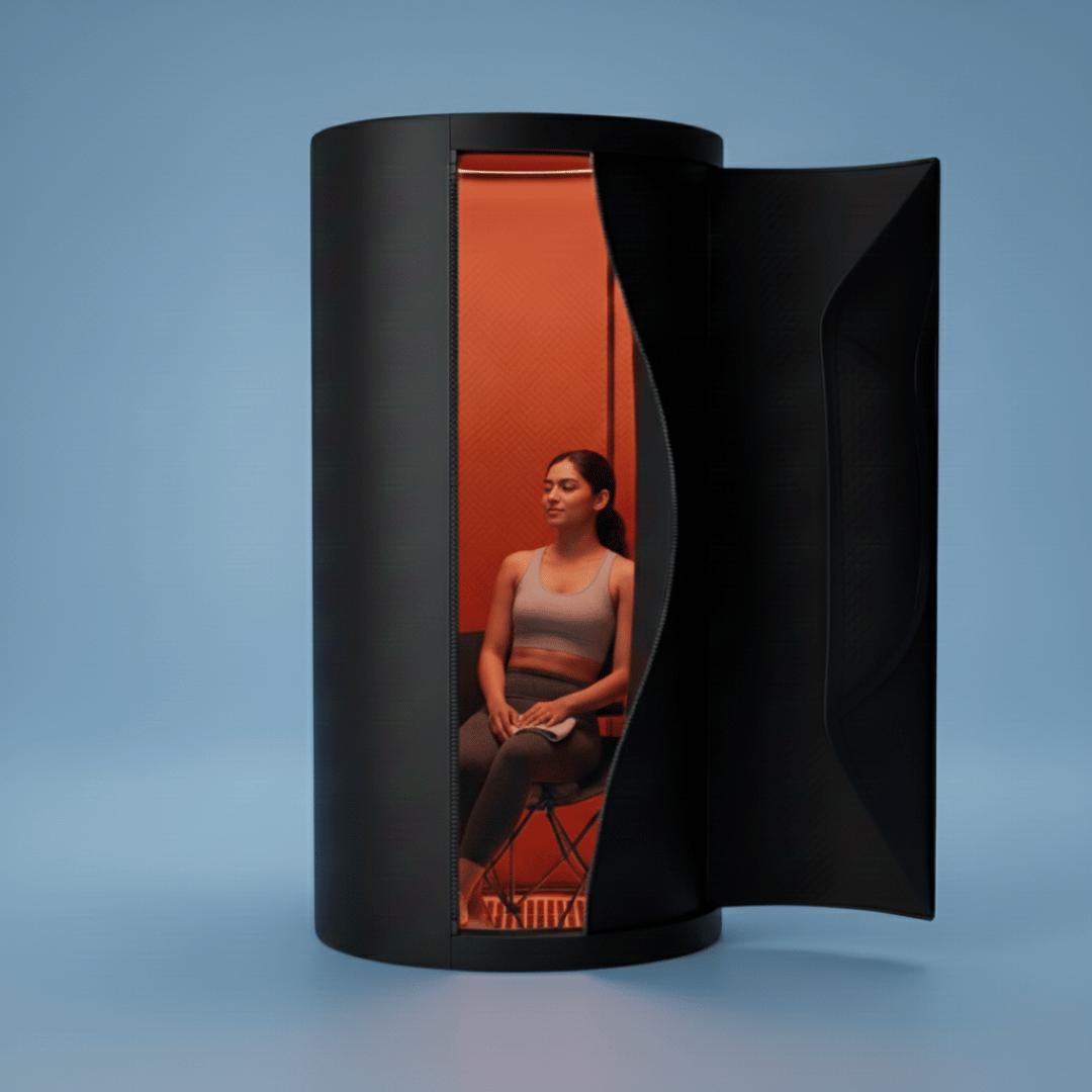 Welzo Finnish Sauna ThermoPod™ Pro Přenosné infračervené červené světlo horký vzduch