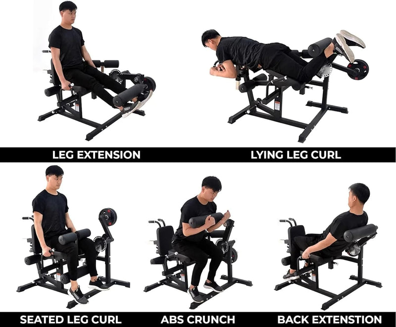Machine d'extension des jambes et machine à boucler