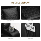 Oversized Recliner Massaging Armchair – Swivel Lounge Chair with Heat & Extended Footrest