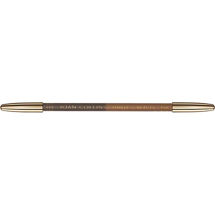 Joan Collins Timeless Beauty Contour Eyebrow Pencil Duo Charcoal/Light Brown 1.56g