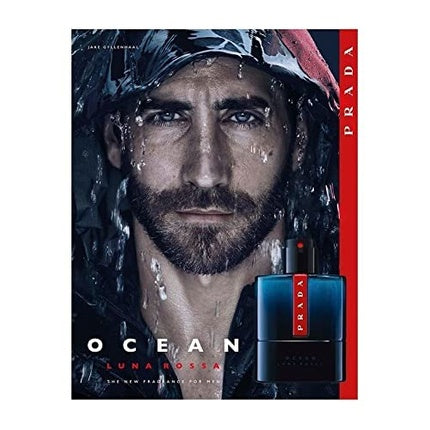 Prada Luna Rossa Ocean EDT For Men 3.3 Fl Oz Lavender