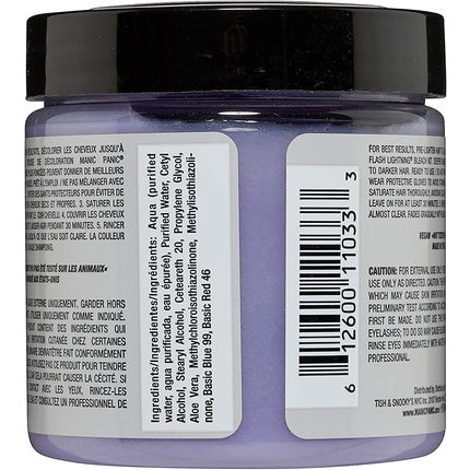 Manic Panic Virgin Snow Classic Creme Vegan Cruelty Free Hair Toner 118ml