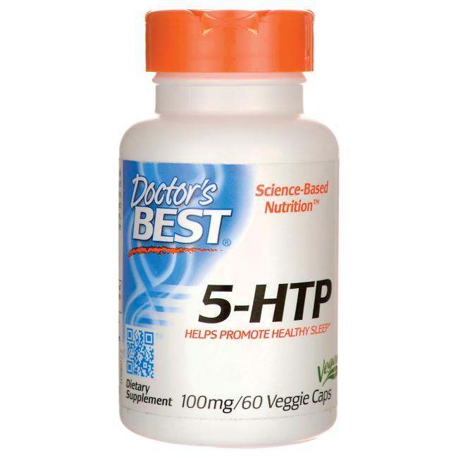 5-HTP, 100 mg, 60 Capsules, Doctor's Best - welzo