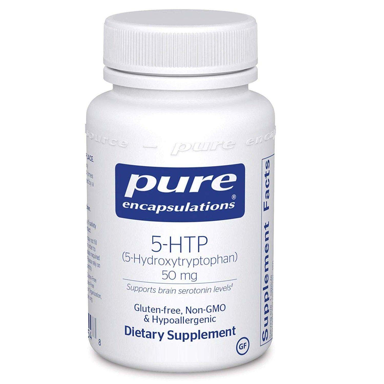 5-HTP 50mg 60 veg capsules - Pure Encapsulations - welzo