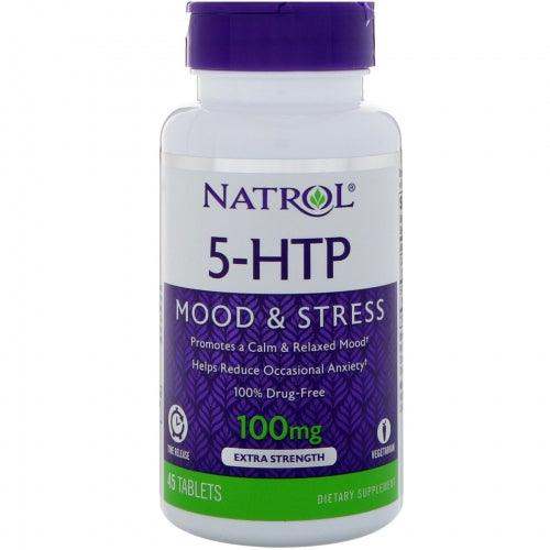 5 HTP TR Time Release 100 mg 45 Tablets Natrol Welzo