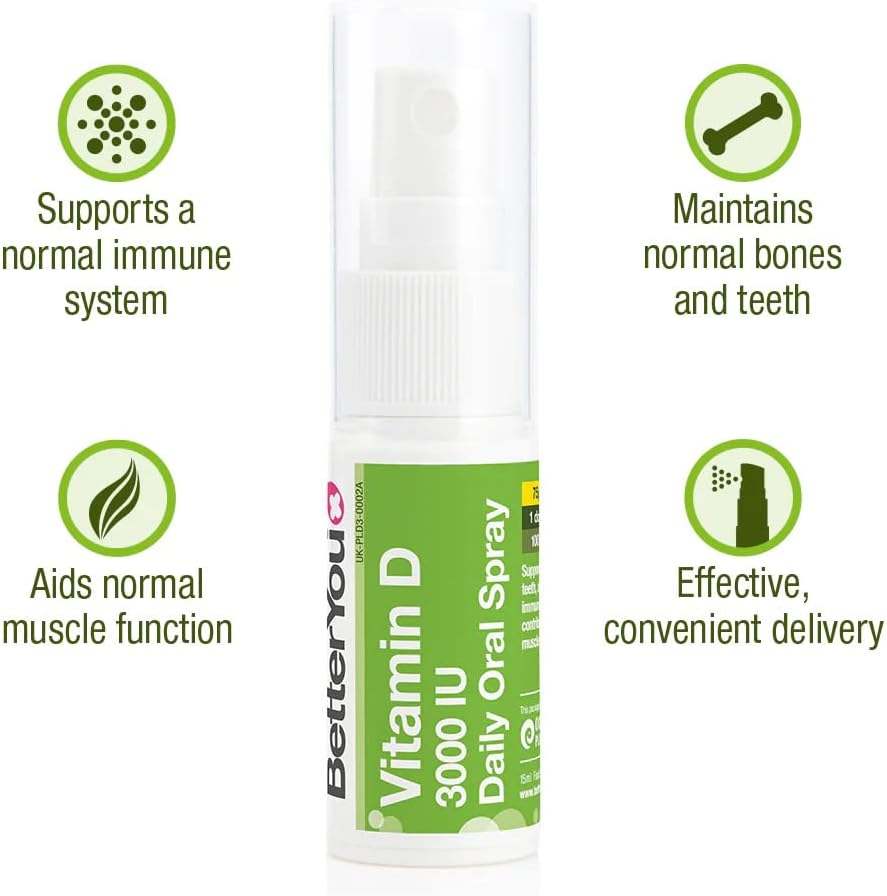 DLUX 3000 Βιταμίνη D Στοματικό ψεκασμό - 15 ml - Betteryou Ltd