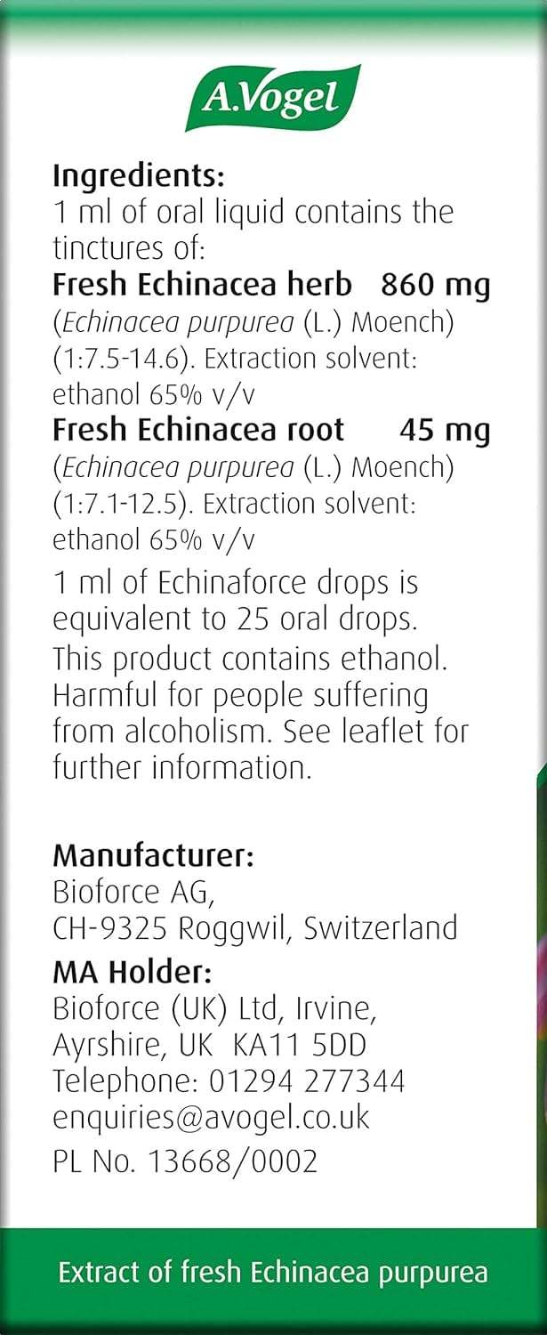 Echinaforce Echinacea cae 100 ml - un vogel