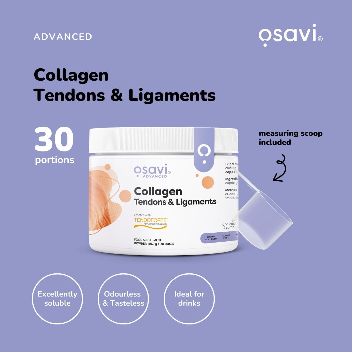 Osavi Collagen Peptides - Tendons & Ligaments - 1509 grams