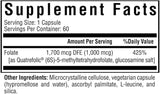 L -5 -MTHF methylfolaat 1000 - 60 vegetarische capsules - Zoeken op zoek