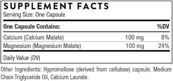 Kalcium -magnesium malát - 240 kapszula - Thorne kutatás