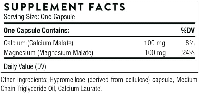 Calcium-Magnesium Malate - 240 Capsules - Thorne Research
