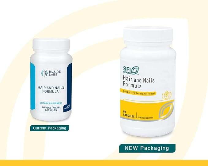 Formula per capelli e chiodi, 60 capsule - Klaire Labs (SFI Health)