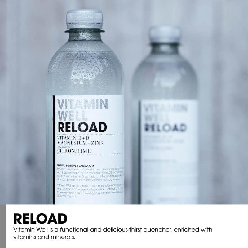 Vitamine Well Load 12x500ml Lemon & Lime