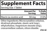 Ниацин 50 mg 300 таблетки - Carlson Labs