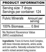 Minéraux d'acide fulvique, 50 ml - pureté ancienne