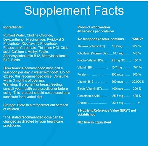 B kompleks væske 100 ml - metabolikker