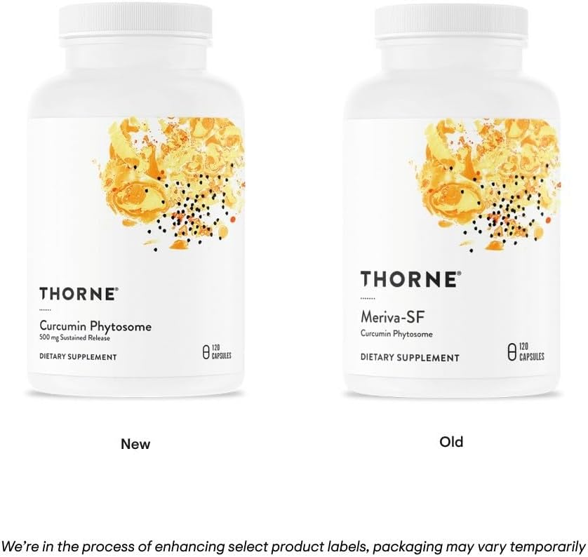 Phytosome de curcumine, 1000 mg (Meriva 500-SF) 120 Veg Caps - Thorne Research