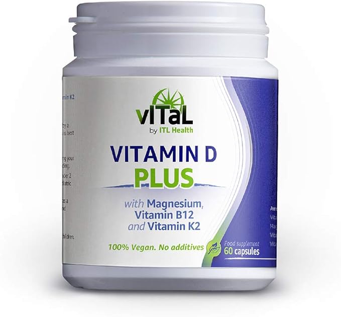 Mag365 Vitamin D Plus With Vitamin D3 B12 K2 60 Capsules