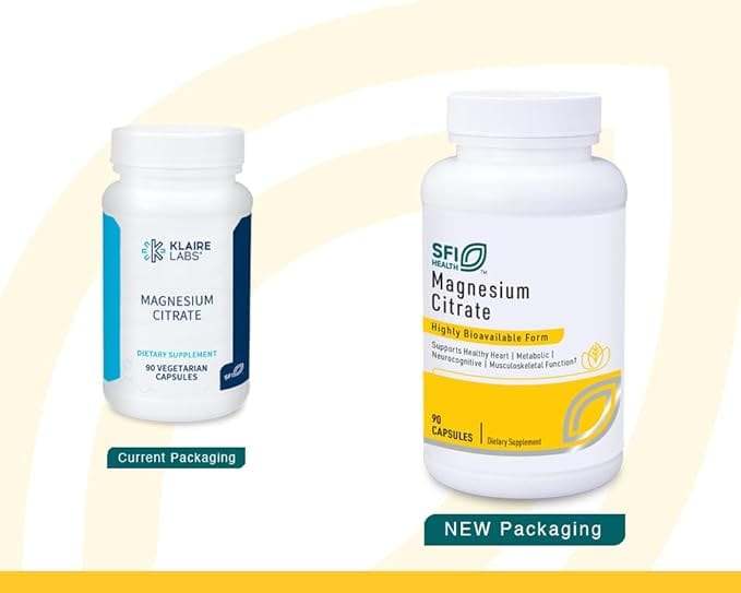 Magnesium Citrate 150 mg, 90 kapslar - Klaire Labs (SFI Health)