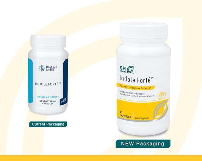 Indol Forté, 60 Capsules - Klaire Labs (SFI Health)