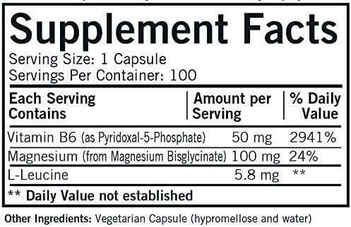 P-5-P with Magnesium Bisglycinate (Hypoallergenic), 100 Capsules - Kirkman Laboratories