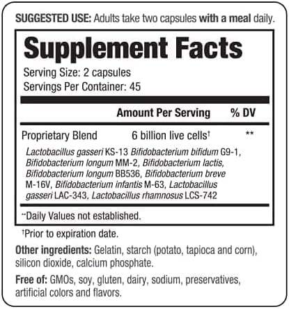 Kyo -Dophilus - Multi 9 Probiotic - 90 Caps - Wakunaga