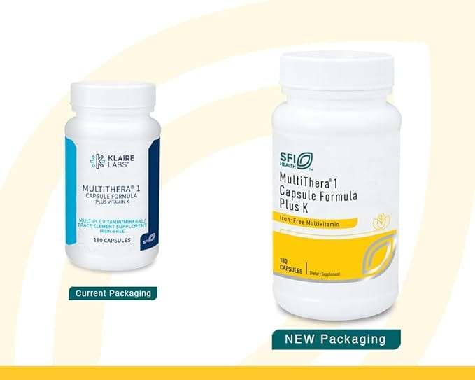 Multara 1 Plus Vitamin K, 180 kapsul - laboratorij Klaire (SFI Health)